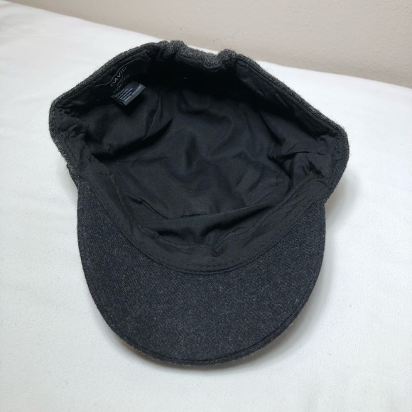 David & Young Cadet Cap Unisex One Size Dark Gray Elastic Band Back Lined Hat - Picture 9 of 12